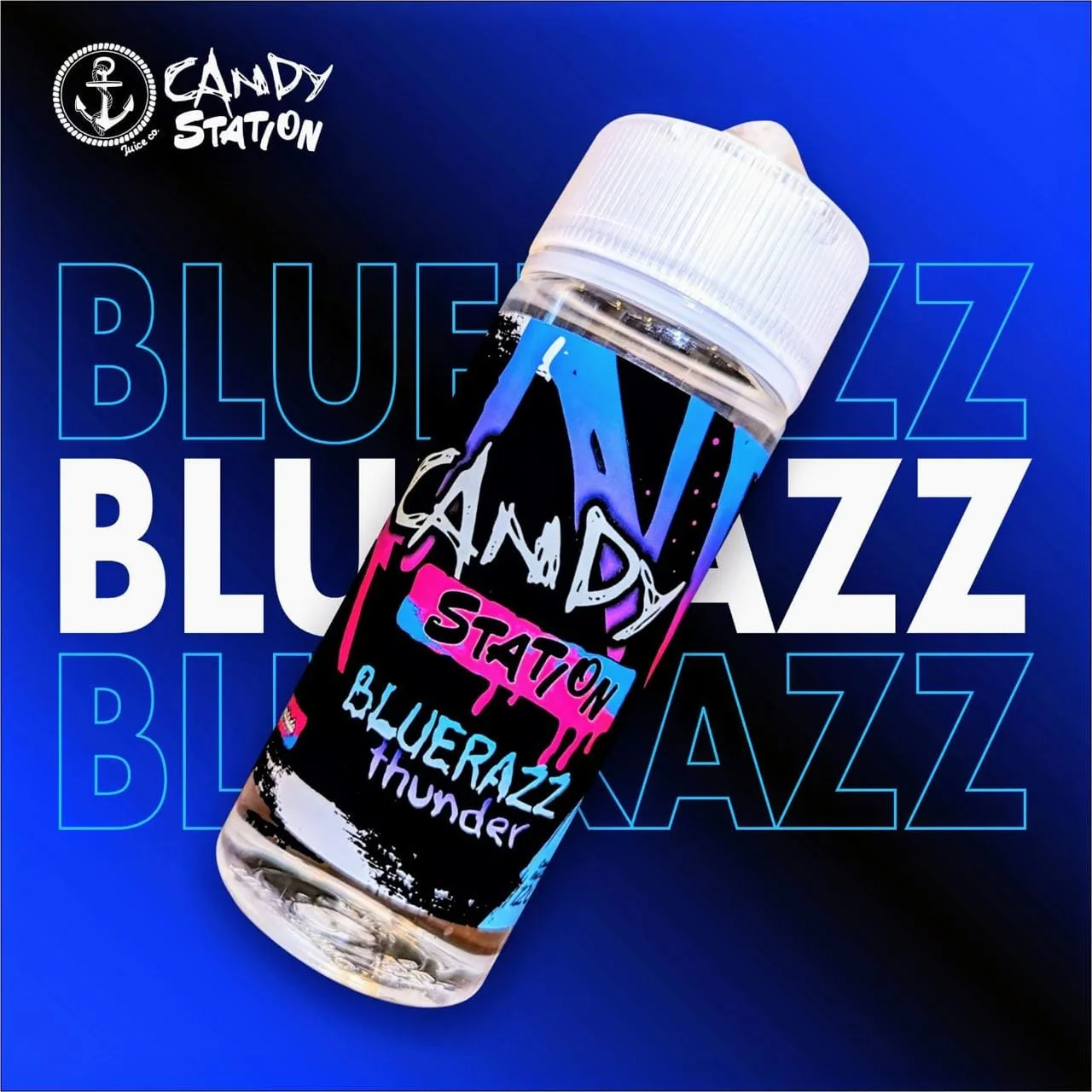 Candy Station Blueraaz Thunder 120 Ml.