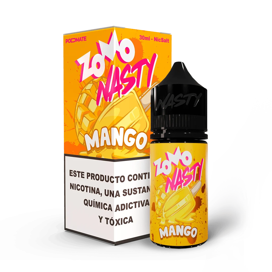 NicSalt ZOMO NASTY Mango 1 Sales Zomo Nasty Mango 30 ml.