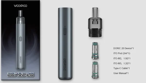 KIT VOOPOO DORIC POD 20 - Imagen 3