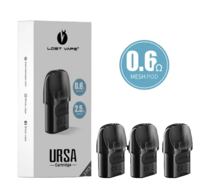 LOSTVAPE URSA NANO CARTRIDGE 0.6 oHm. 1 CARTUCHO LOSTVAPE URSA NANO 0.6 oHm.