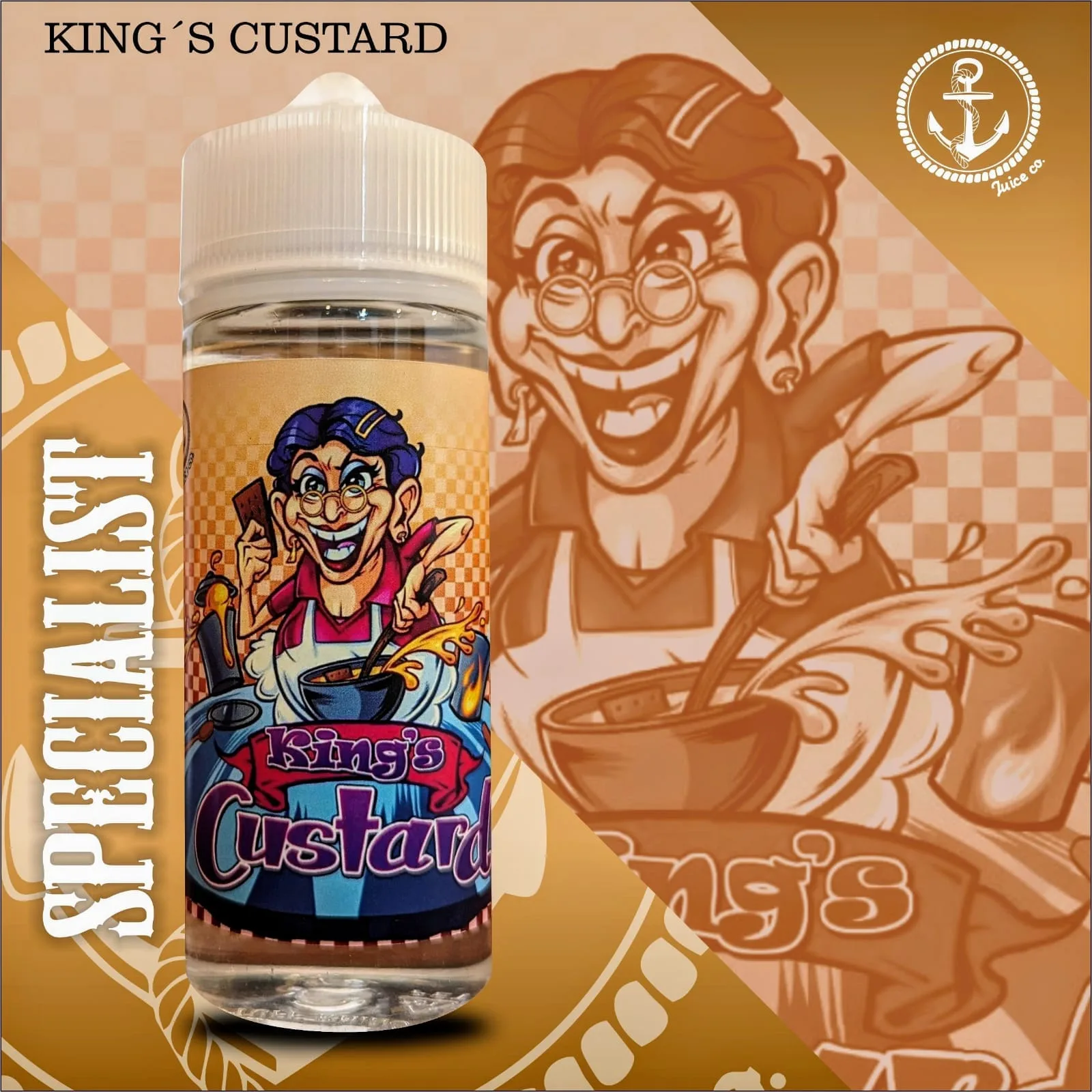 Specialist King Custar 2 Liquido Specilist King Custar 120 Ml.