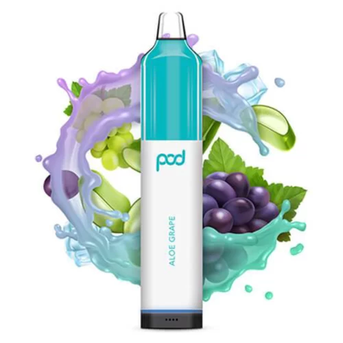 POD MESH v2 5500 Puff Aloe Grape