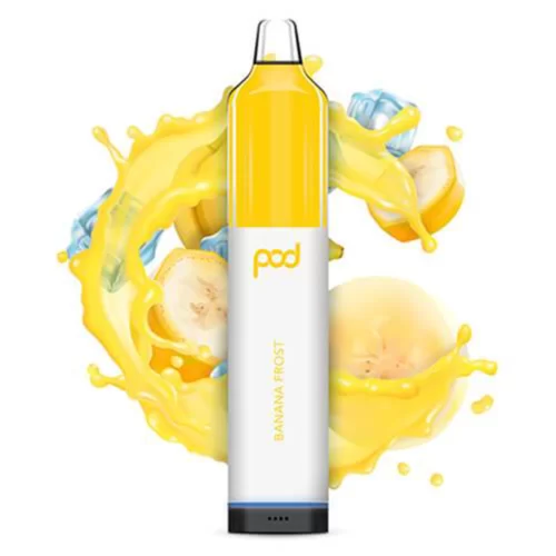 POD MESH v2 5500 Puff Banana Frost