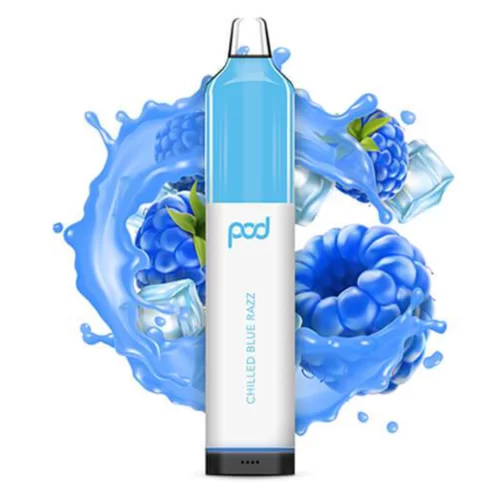 POD MESH v2 5500 Puff Chilled Blue Razz