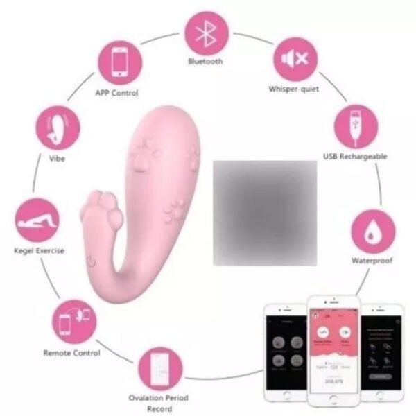 Vibrador Consolador Bala Con App Wifi A Distancia - Imagen 5