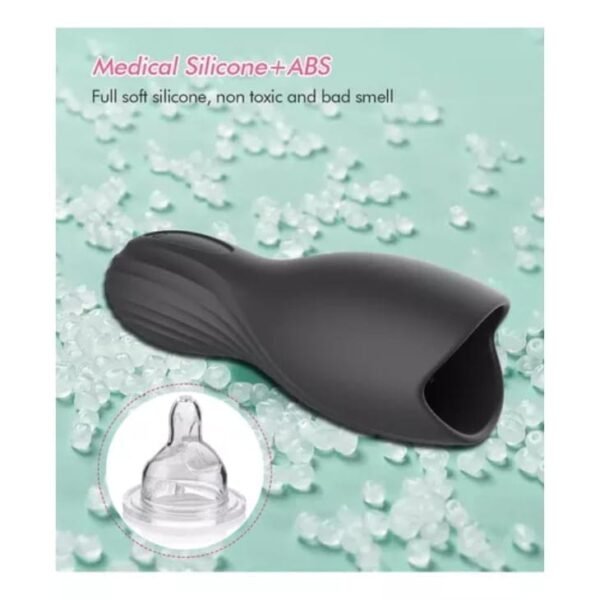 Masturbador Masculino Vibrador Recargable Silicona - Imagen 3