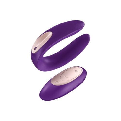 satisfyer double plus remote couple vibrators front view