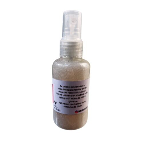 SHIMMER SPRAY EFECTO PLATA 1