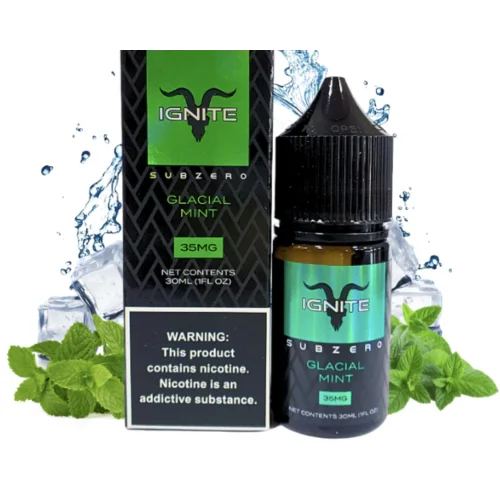 Nic Salt IGNITE GLACIAL MINT 30 ml.