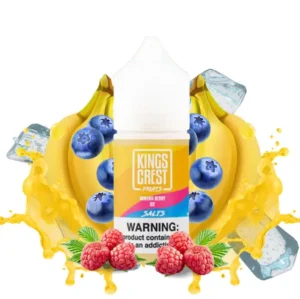 Nic Salt Kings Crest banana Berry Ice
