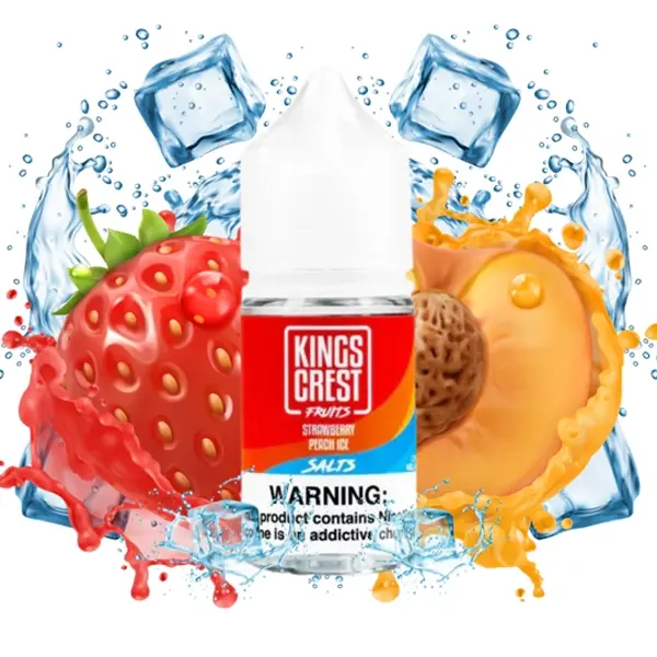 King's Crest Strawberry Peach Ice 30ml
