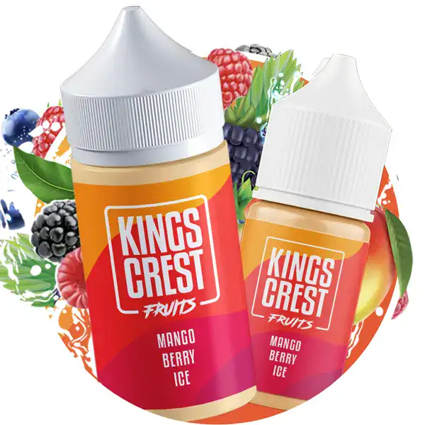 Salt King's Crest Fruits Mango Berry Ice 30ml.