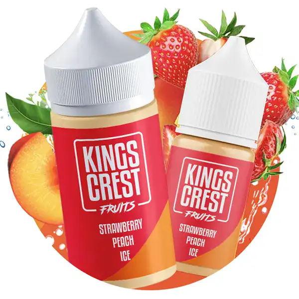 NicSalt King's Strawberry Peach Ice 30ml