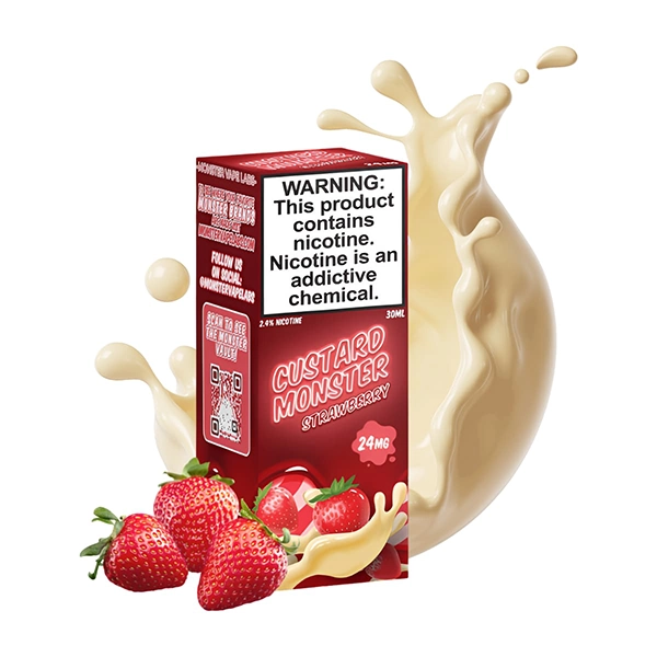 NicSalt Custard Monster Strawberry 24mg