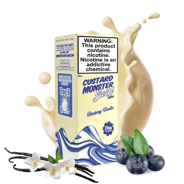 NicSalt Custard Swirl Blueberry Vainilla 24mg