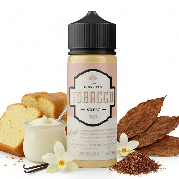 Kings Crest Sweet Tobacco 120ml.