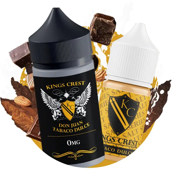 Salt King's Crest Don Juan Tabaco Dulce 30ml.