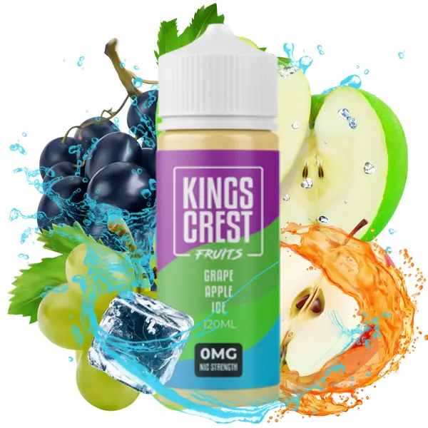 Kings Crest Grape Apple Ice 120ml.