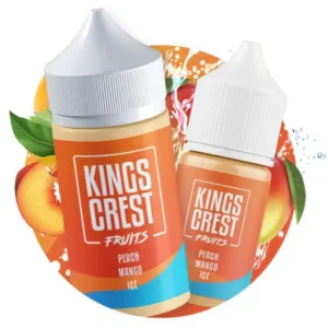 Nic Salt Kings Crest Peach Mango Ice