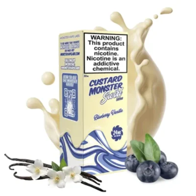 Custard Monster Swuirl Ed Blueberry Vanilla 30 ml.