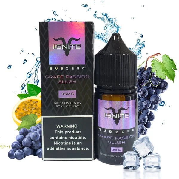 Nic Salt Ignite Grape Passion Fruit 30 ml.
