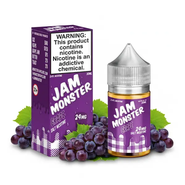 jam moster grape frutas