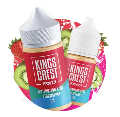 Nic Salt Kings Crest Watermelon Kiwi Strawberry ice