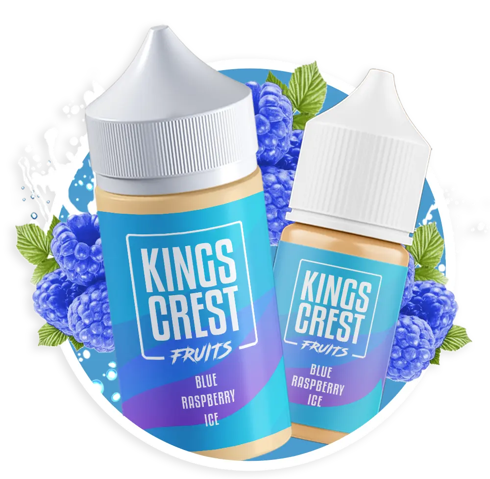 king crest blue Raspbeerry