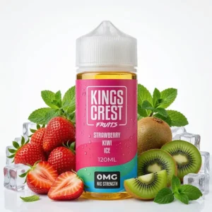 Kings Crest Strawberry kiwi ice 120ml.