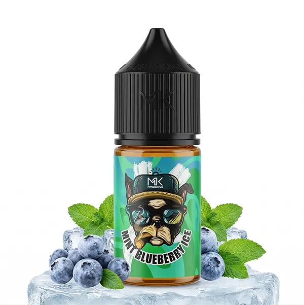 Salt Maskking Mint bluebverry ice 35mg. 1 maskking mint blueberry ice