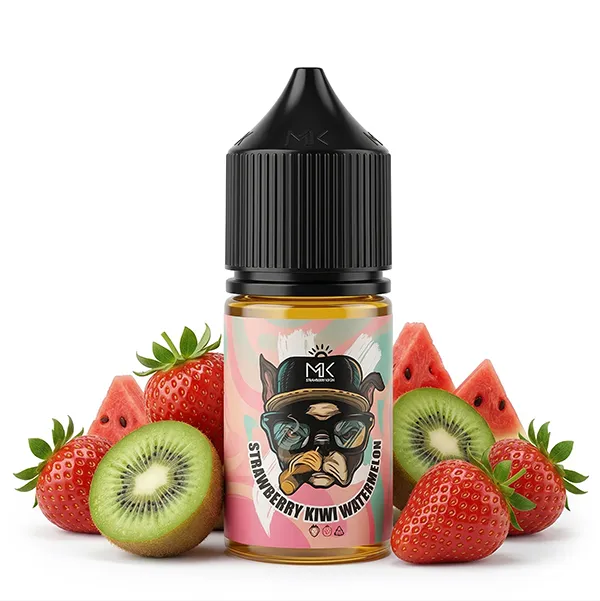 Salt Maskking Strawberry kiwi watermelon ice 35mg. 1 maskking strawbeery watermelon ice