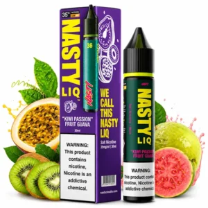 Nic Salt Nasty Kiwi Passion Fruit Guava 30 ml.