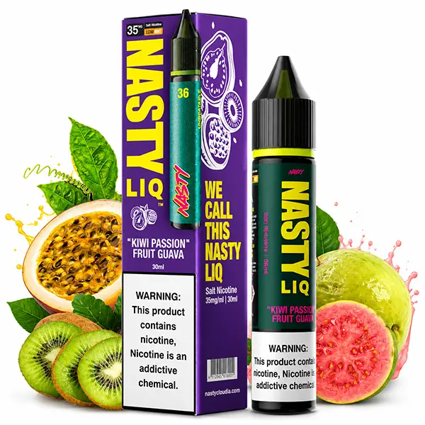 Sales de nicotina Nasty Kiwi Passion Fruit Guava