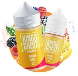 Nic Salt Kings Crest banana Berry Ice