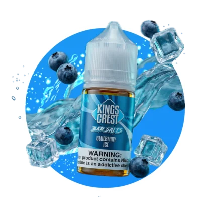 Nic Salt King’s Crest Bar Blueberry Ice