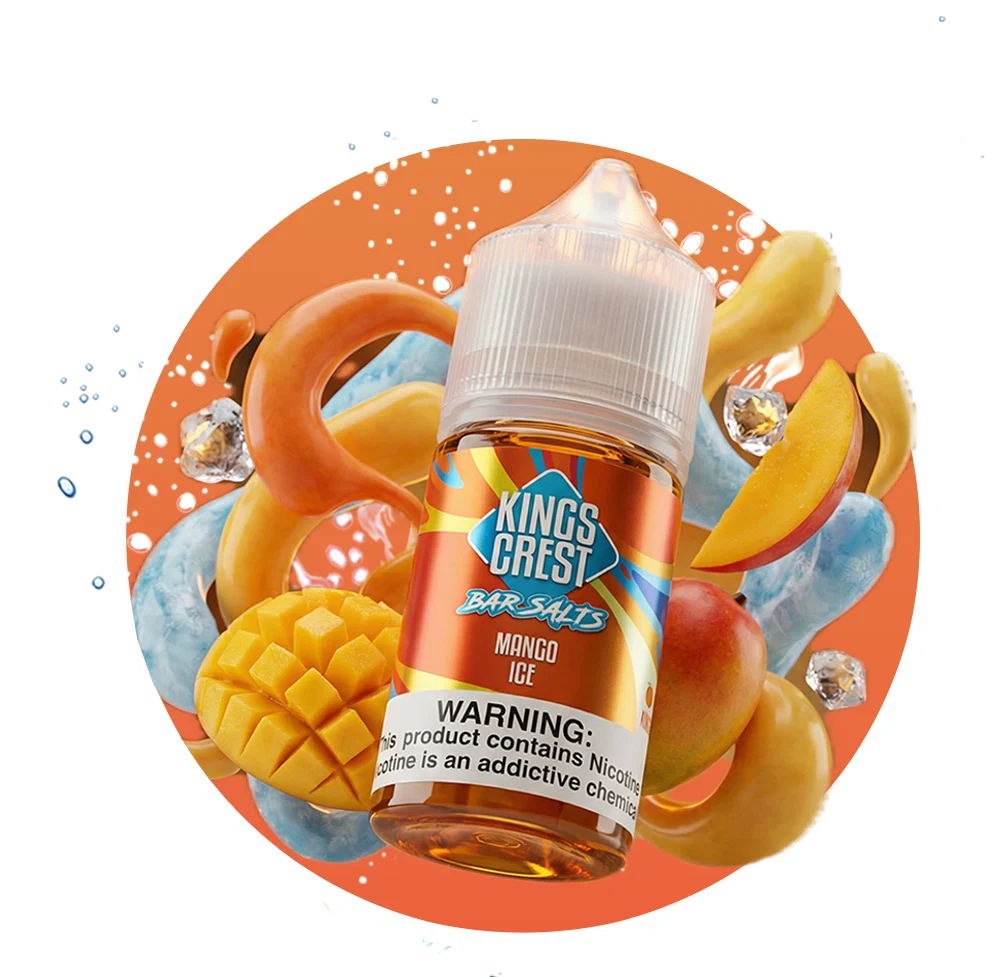 Nic Salt Kings Crest Bar Salt Mango Ice