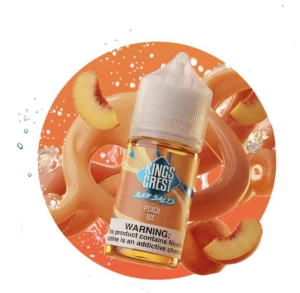Nic Salt Kings Crest Bar Salt Peach Ice