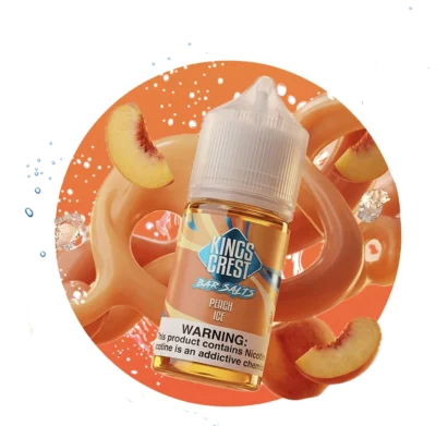 Nic Salt Kings Crest Bar Salt Peach Ice