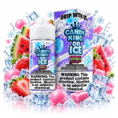 Candy King on Ice Strawberry Watermelon Bublegum 100 ml.